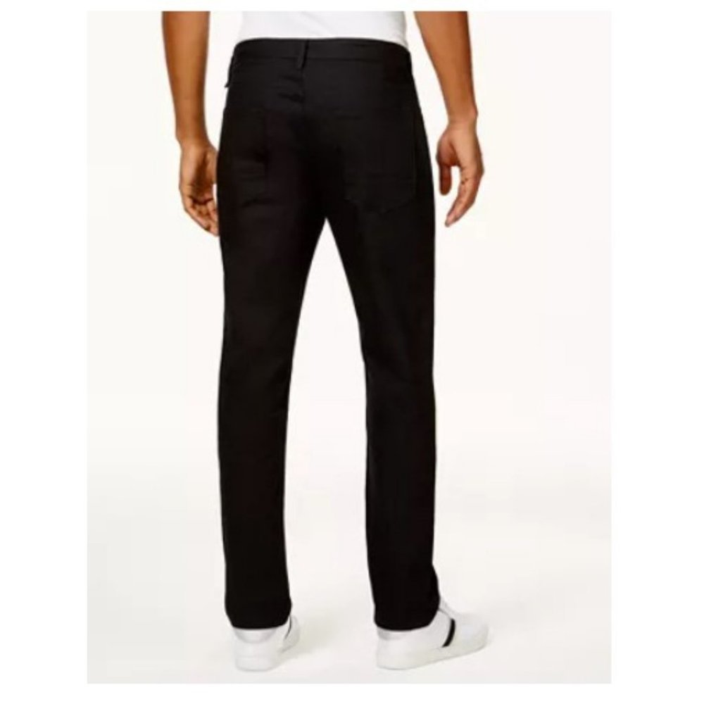 NWT Sean Jean Men's Athlete Tapered-Fit Jeans Black Size 34/30